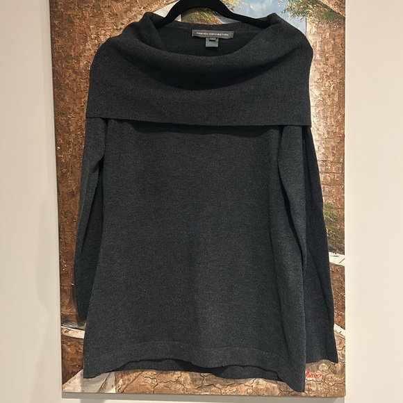 French Connection Cowl Neck Sweater Tunic NWT - Picture 4 of 9